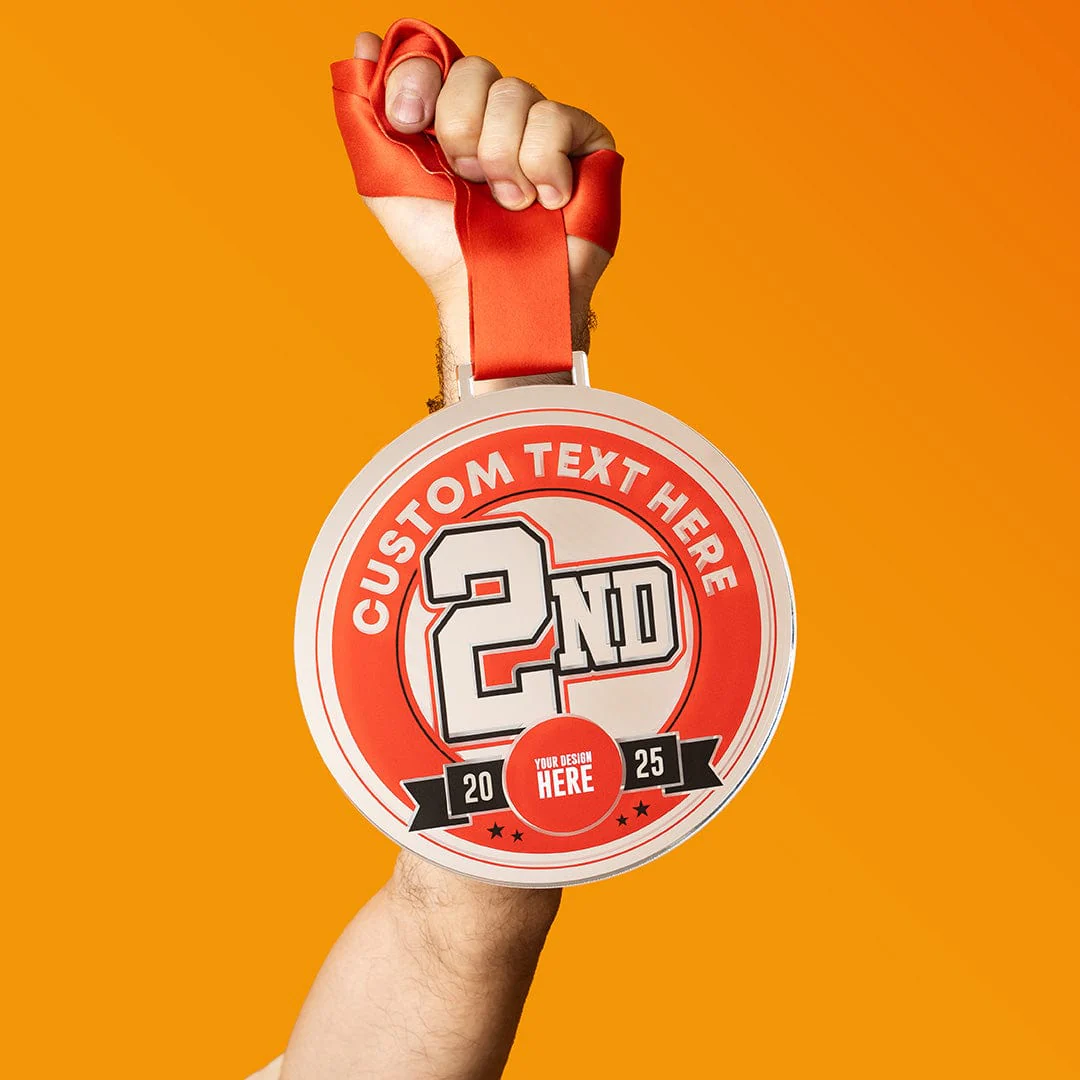 8" Oversized Acrylic Medal - Image 2