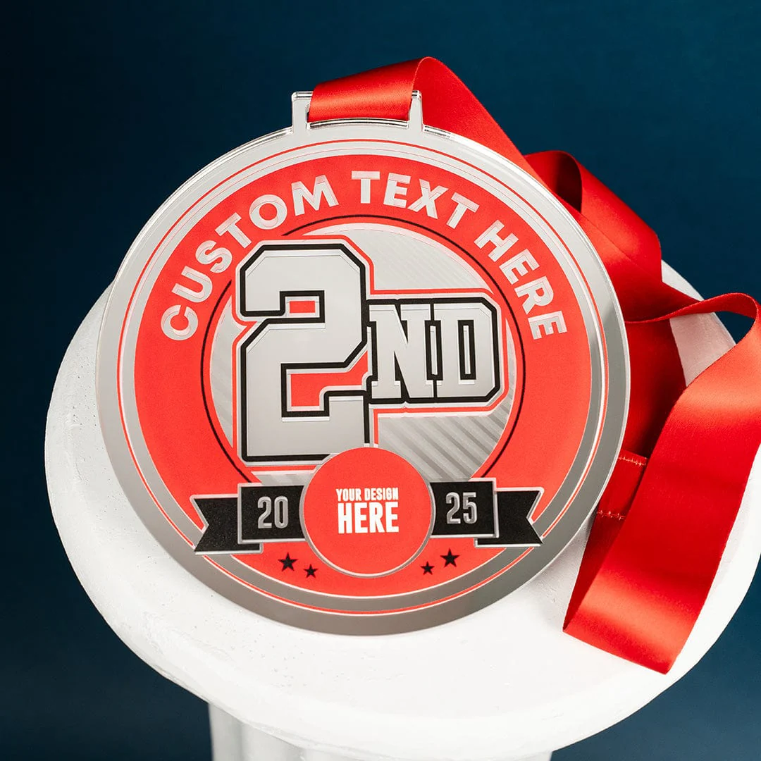 8" Oversized Acrylic Medal - Image 7