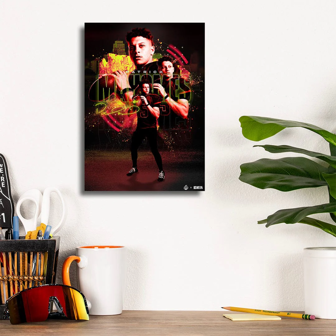 Patrick Mahomes 3x Champ - Metal Wall Art - Image 8