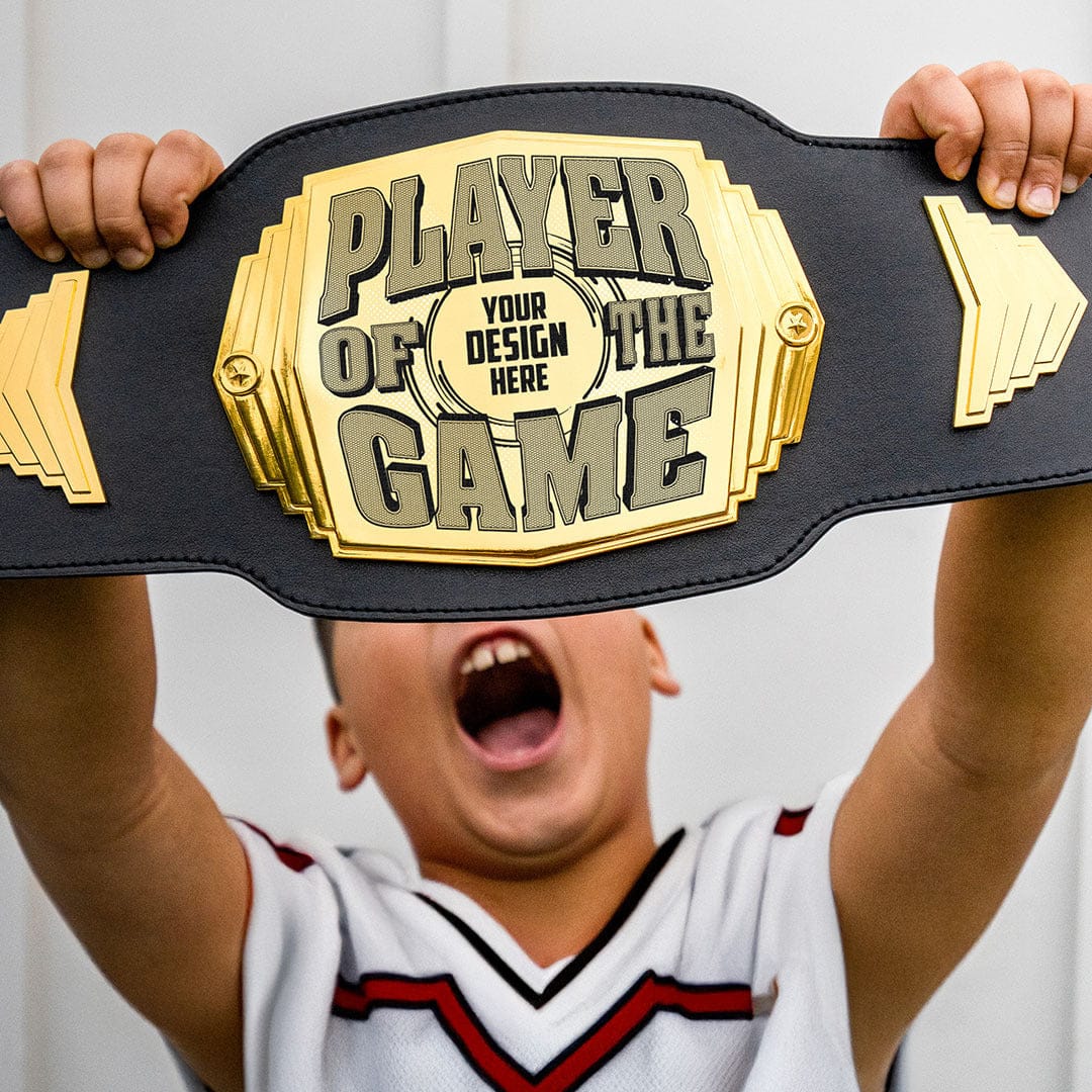 Player of The Game 2lb Custom Championship Youth Belt - Image 2