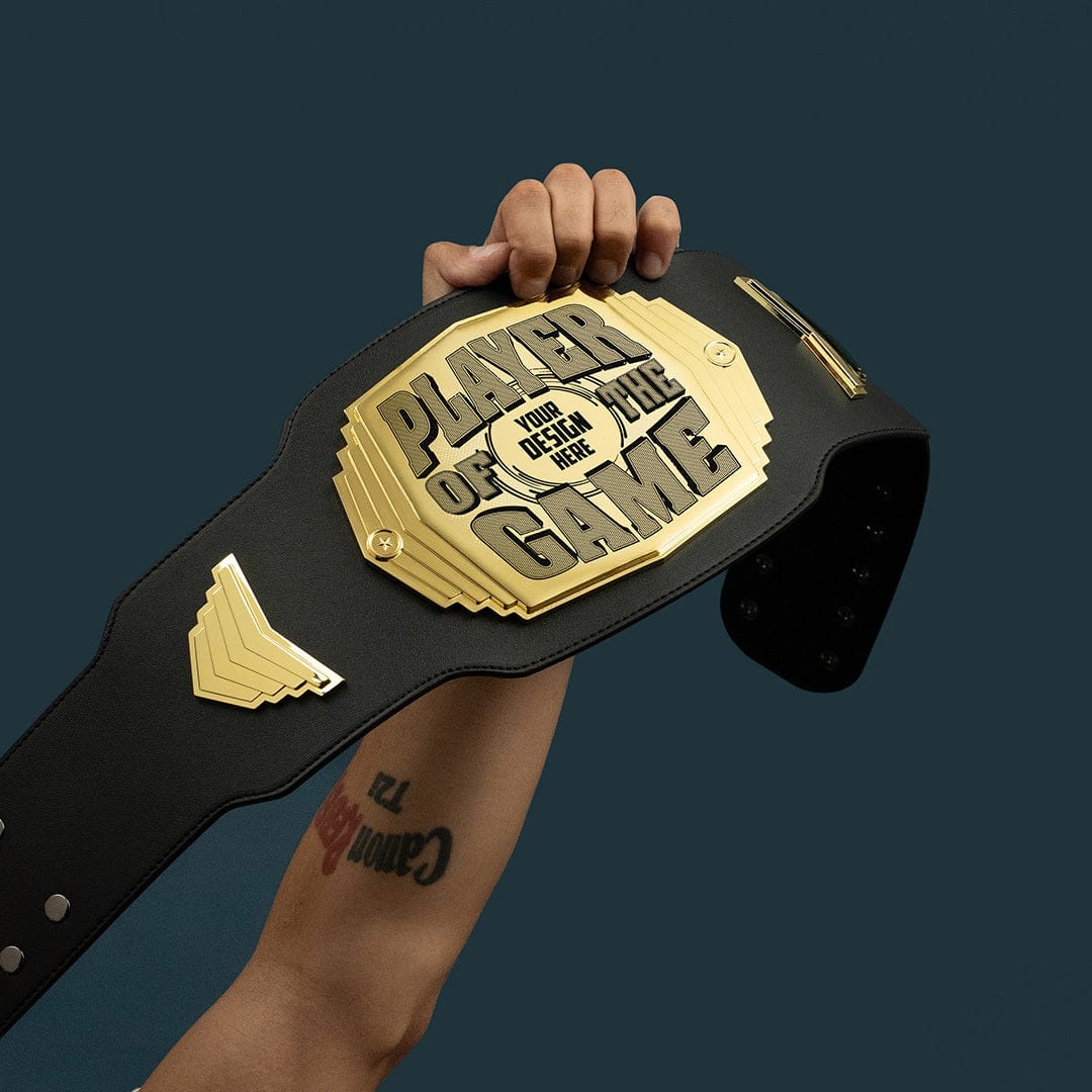 Player of The Game 2lb Custom Championship Youth Belt - Image 5