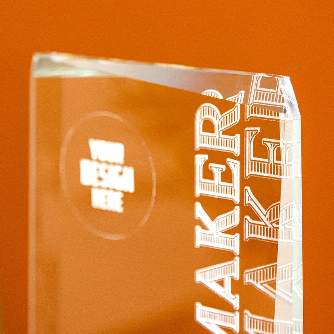 8.75" Rainmaker Custom Crystal Award - Image 4
