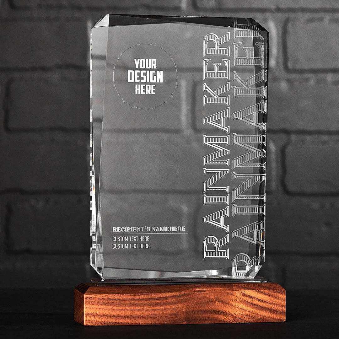 8.75" Rainmaker Custom Crystal Award - Image 7