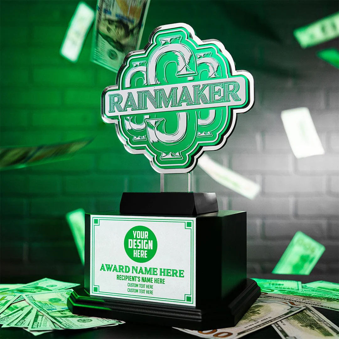 14" Rainmaker Square Base Trophy - Image 2
