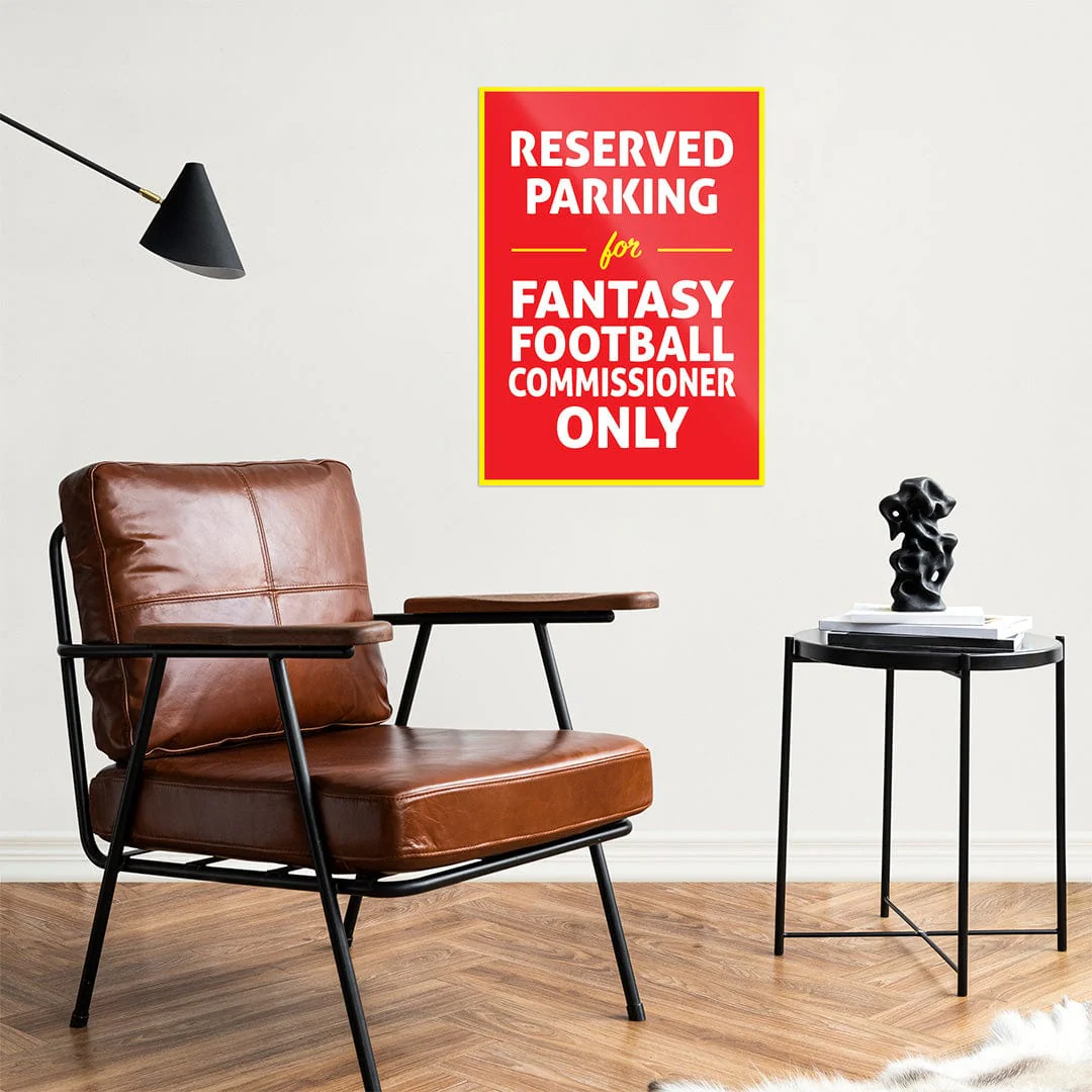 Reserved Parking for Commissioner  - Metal Wall Art - Image 13