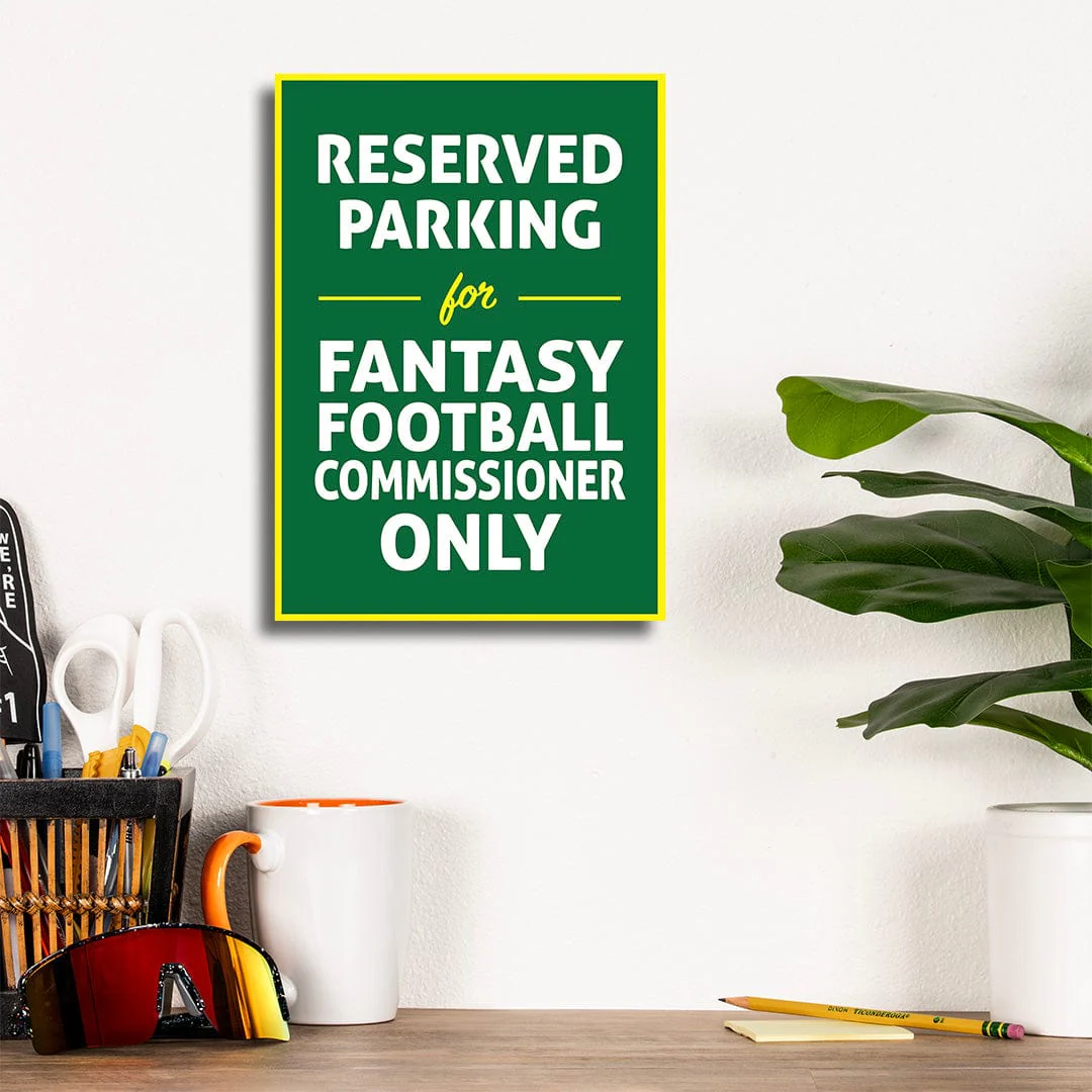 Reserved Parking for Commissioner  - Metal Wall Art - Image 24