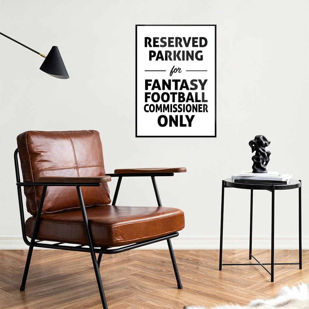 Reserved Parking for Commissioner  - Metal Wall Art - Image 26