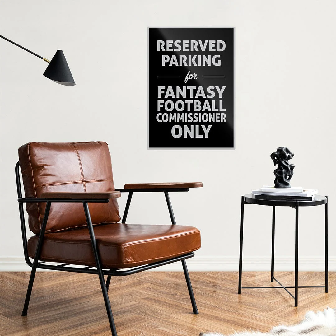 Reserved Parking for Commissioner  - Metal Wall Art - Image 31