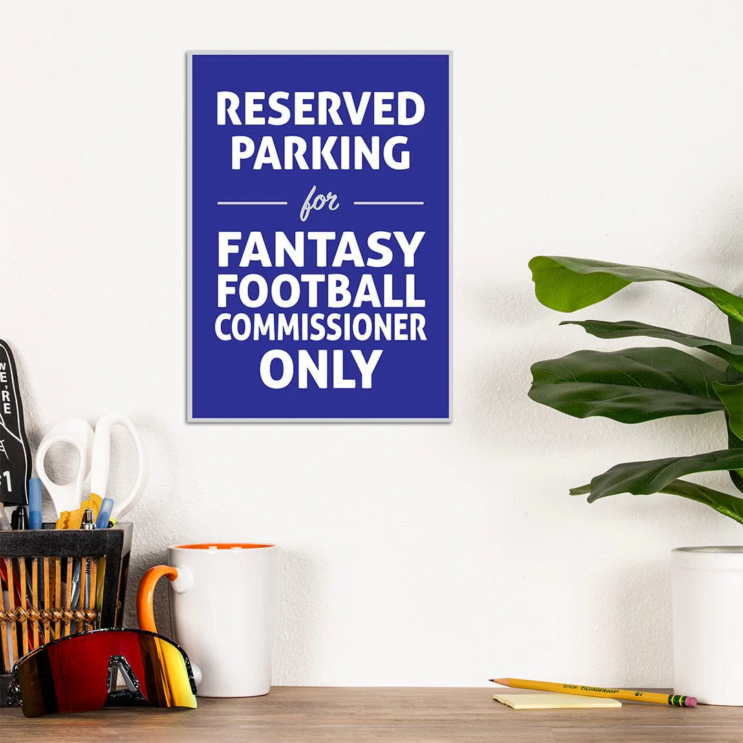 Reserved Parking for Commissioner  - Metal Wall Art - Image 47