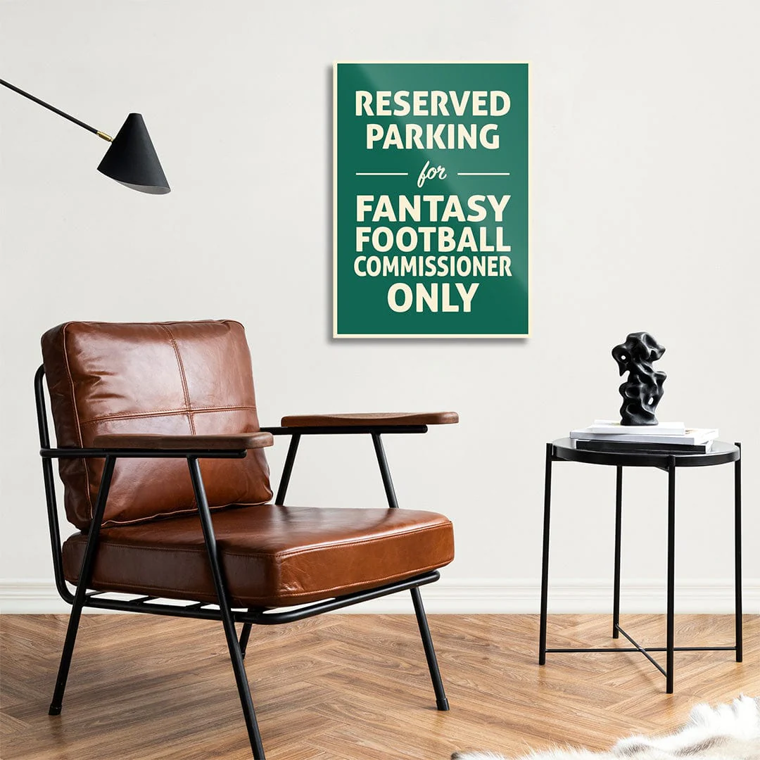 Reserved Parking for Commissioner  - Metal Wall Art - Image 8