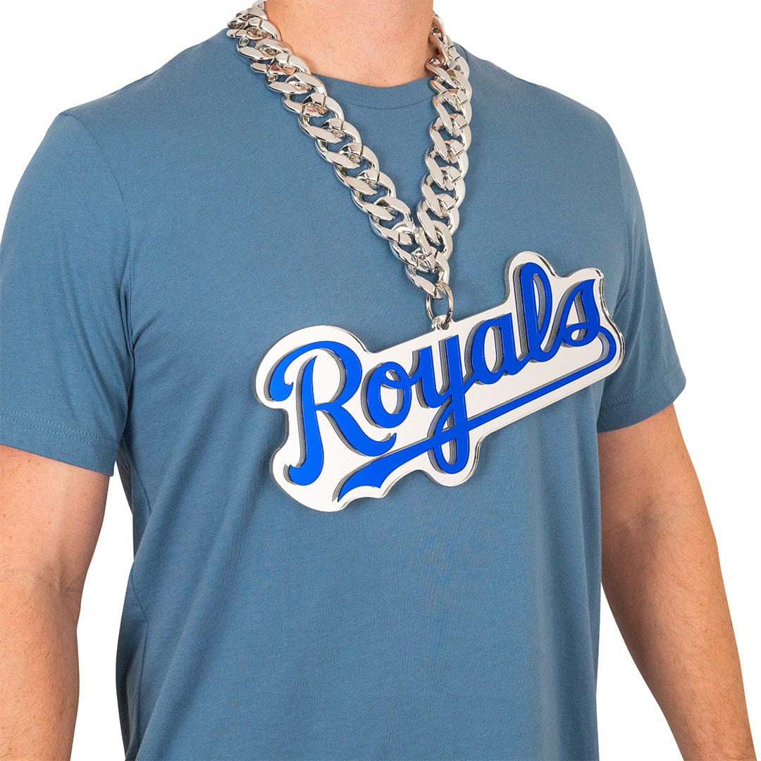 Kansas City Royals Script Logo MLB Chromatic Turnover Chain