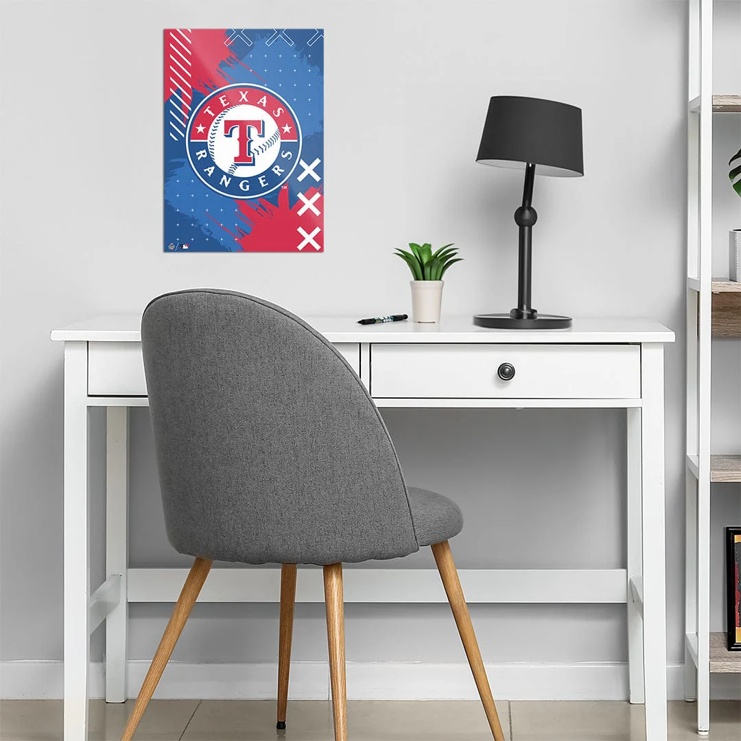 Texas Rangers Stitch Logo - Metal Wall Art - Image 7