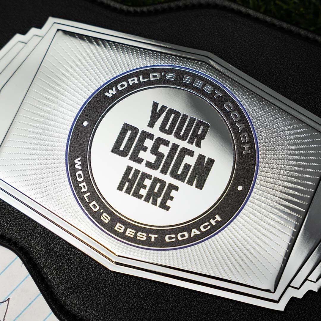 The Ultimate Coach Gift - 6lb Custom Championship Belt - Image 4