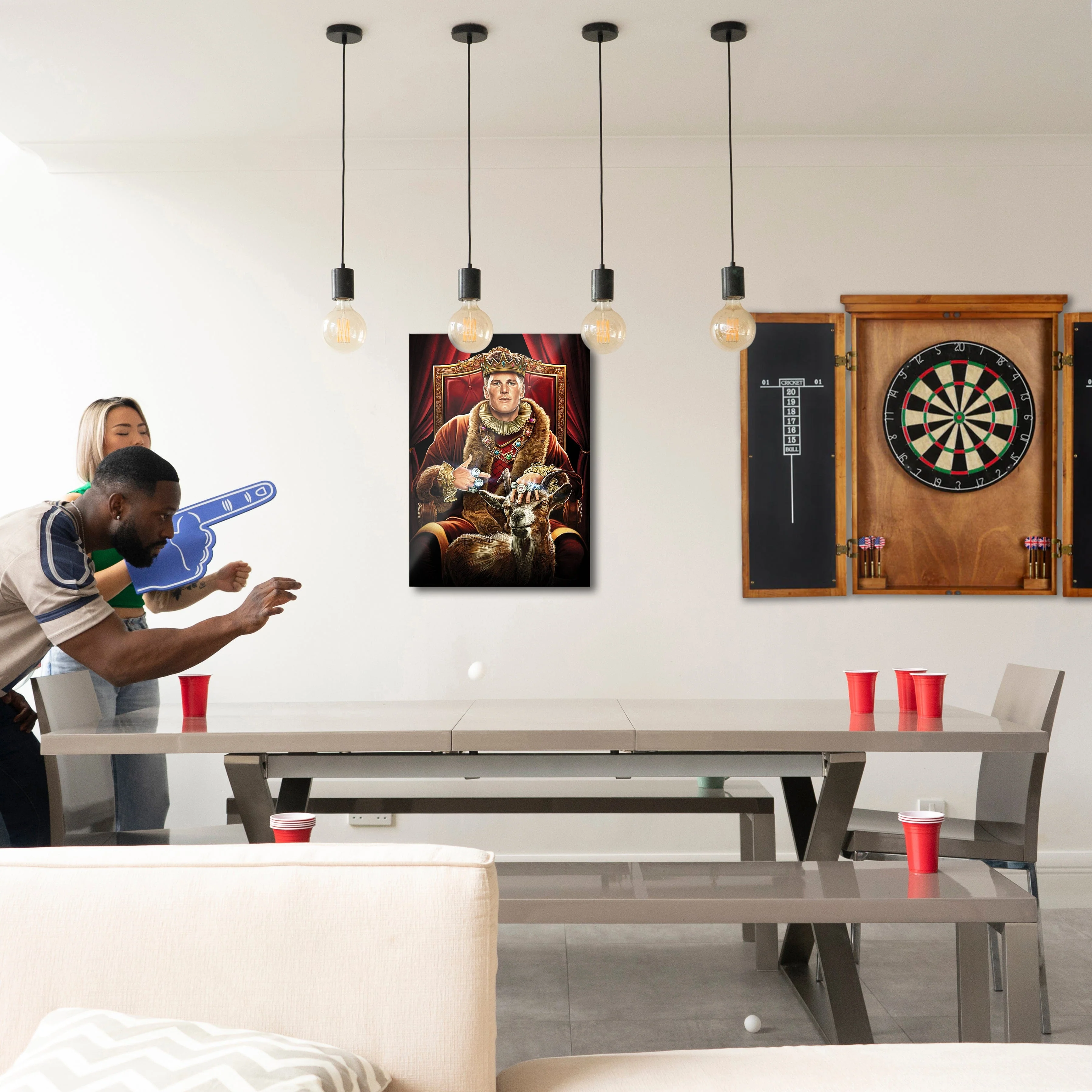 Tom Brady G.O.A.T - Metal Wall Art - Image 3