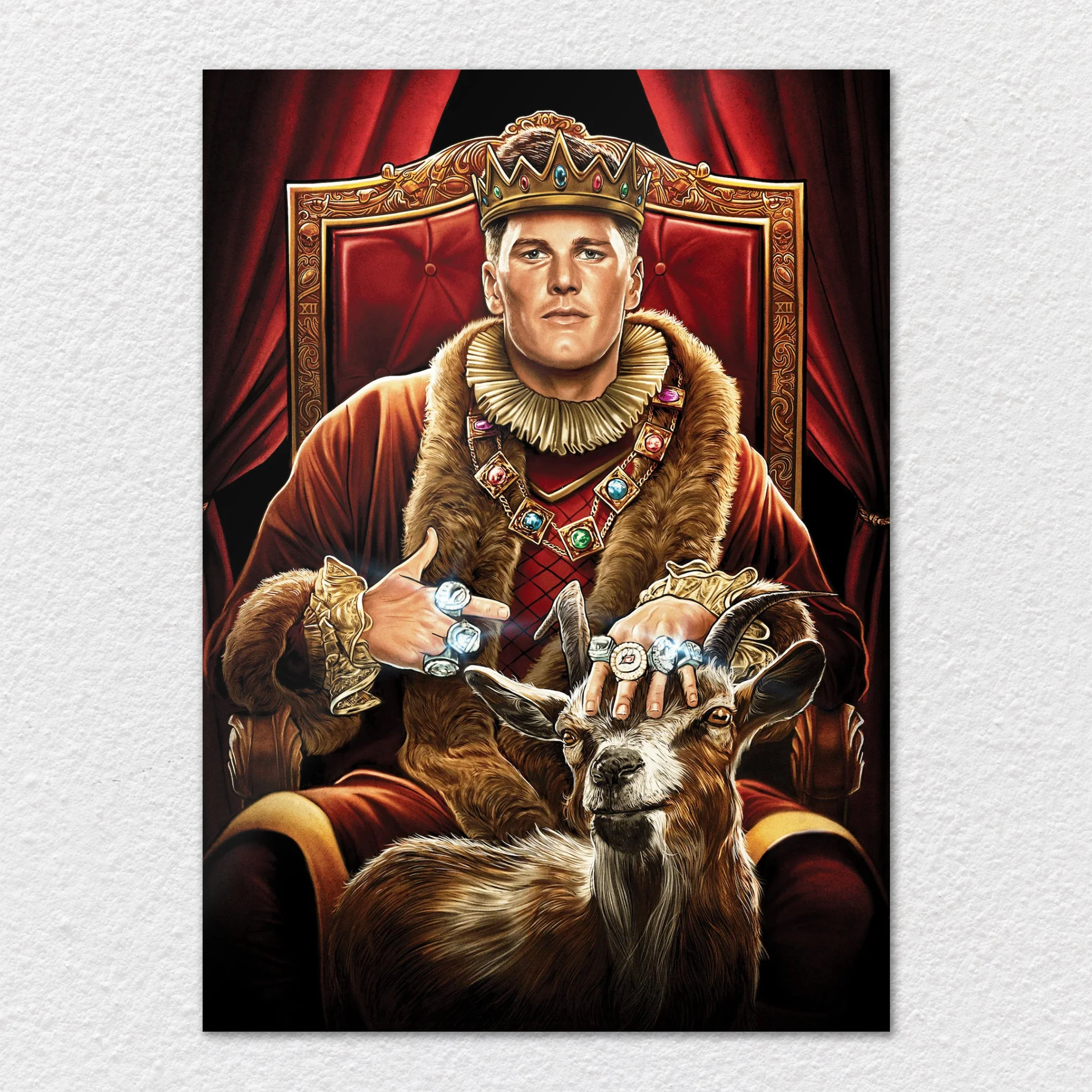 Tom Brady G.O.A.T - Metal Wall Art - Image 7