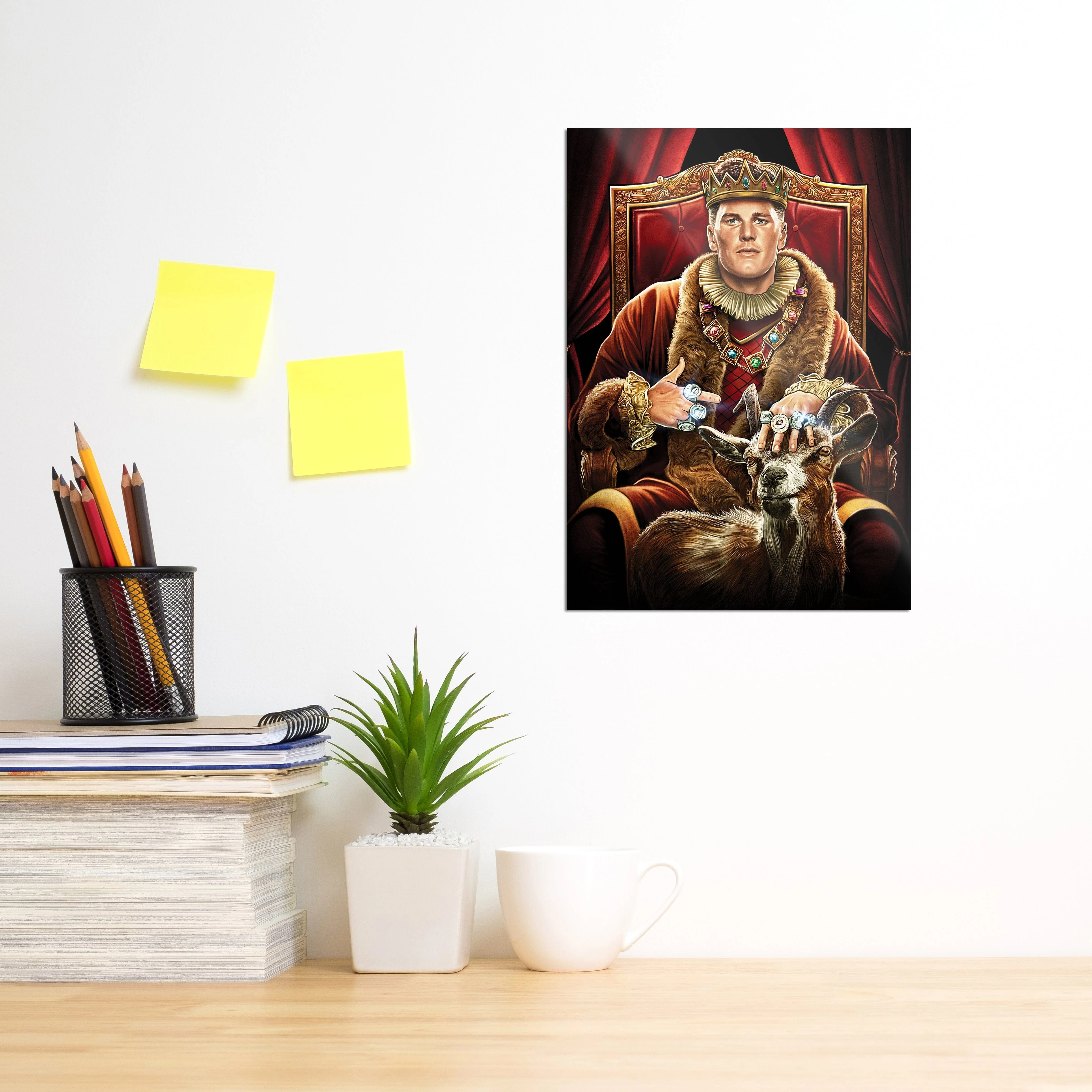 Tom Brady G.O.A.T - Metal Wall Art - Image 8