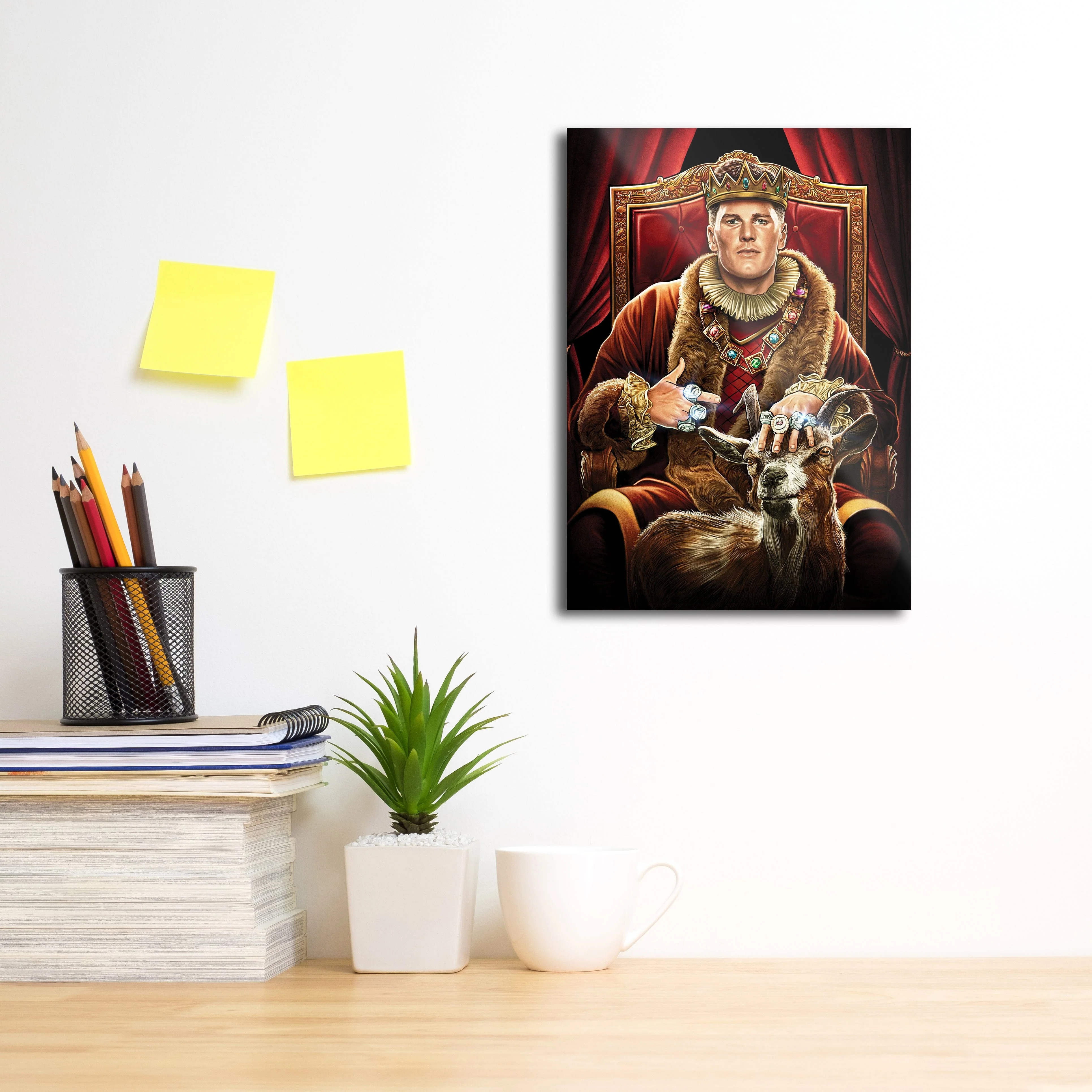 Tom Brady G.O.A.T - Metal Wall Art - Image 9