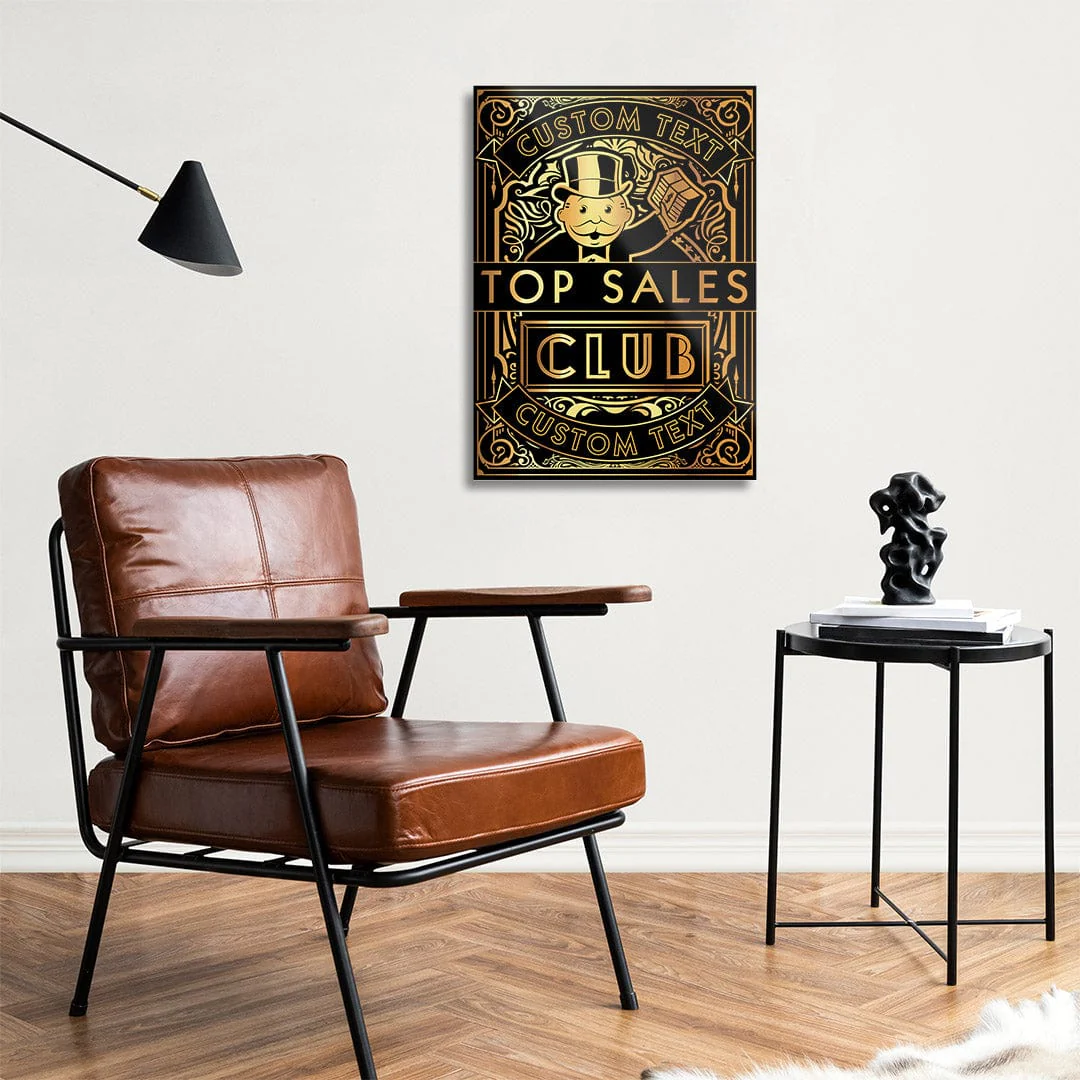Top Sales Club - Monopoly Metal Wall Art - Image 3
