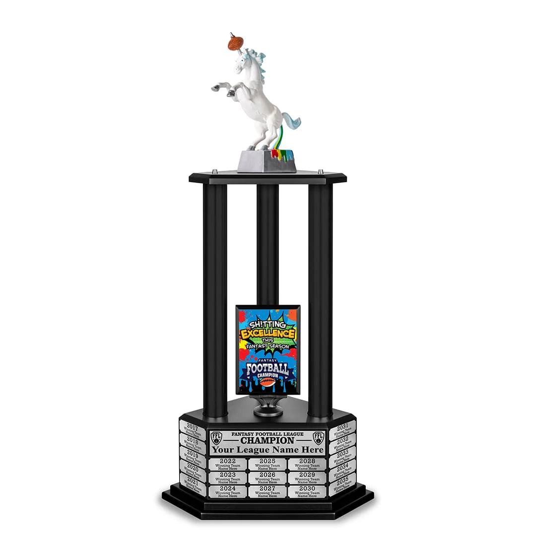 26"-36" Unismack, the Unicorn Fantasy Football Trophy - Image 25
