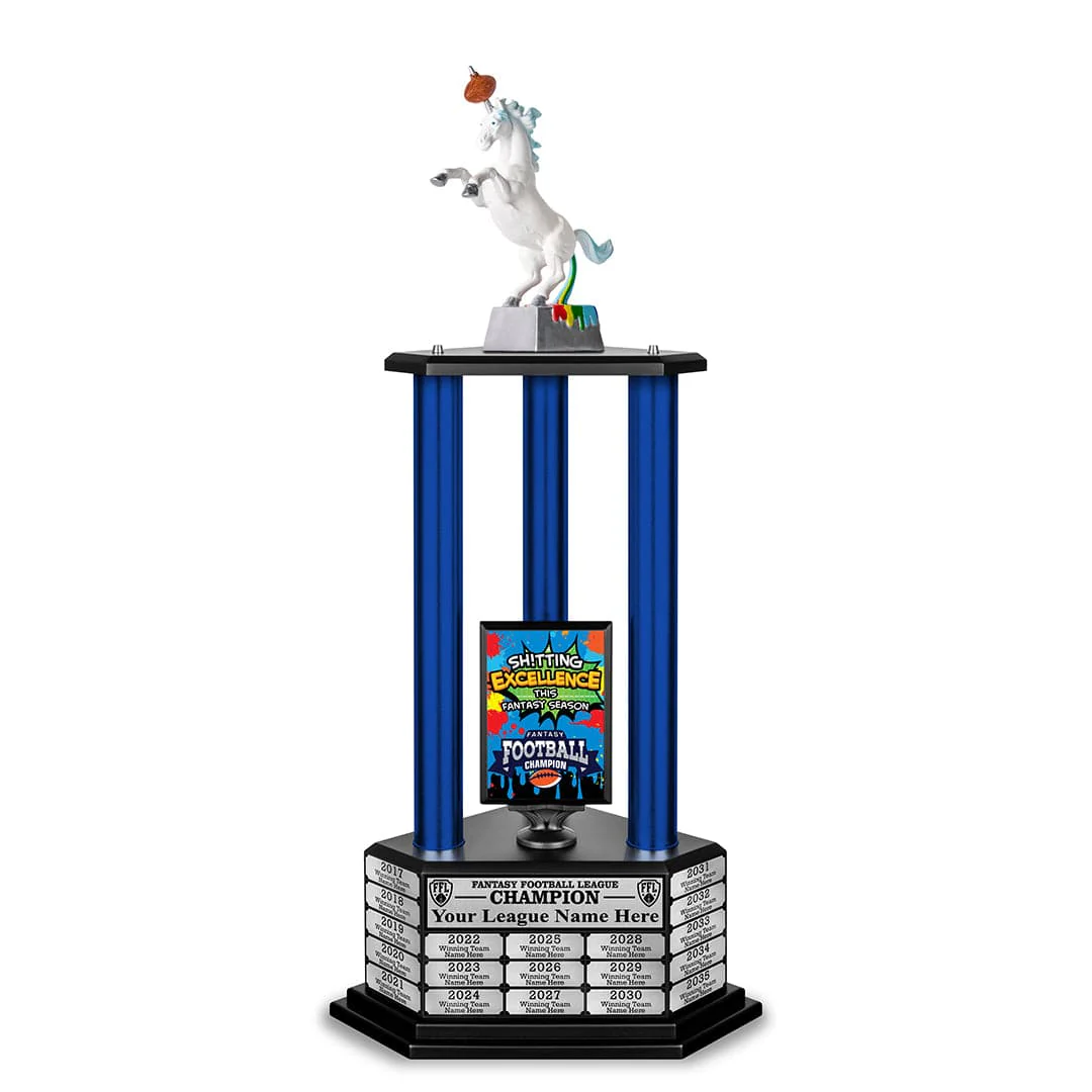 26"-36" Unismack, the Unicorn Fantasy Football Trophy - Image 29