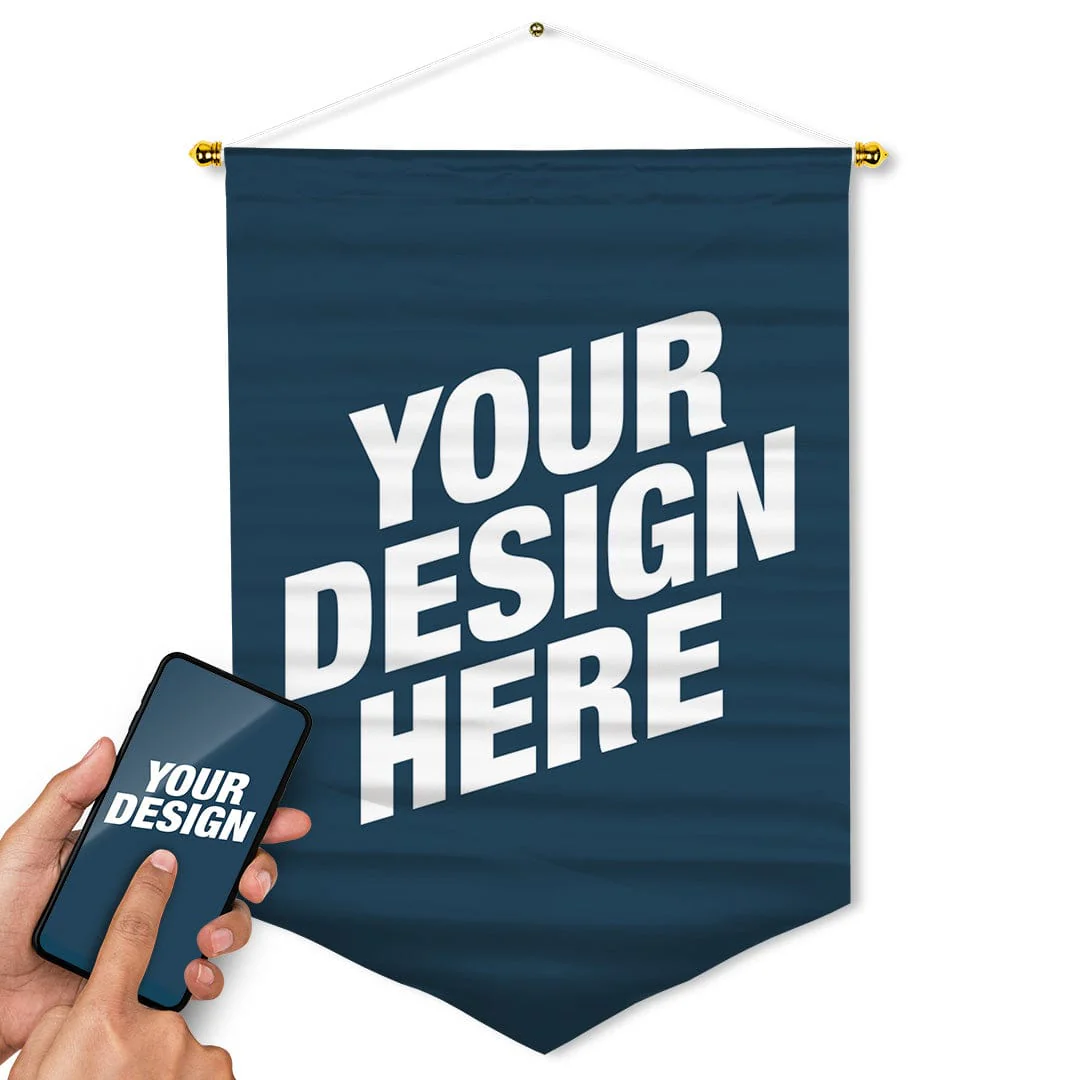 Upload Your Own Hanging Wall Banner