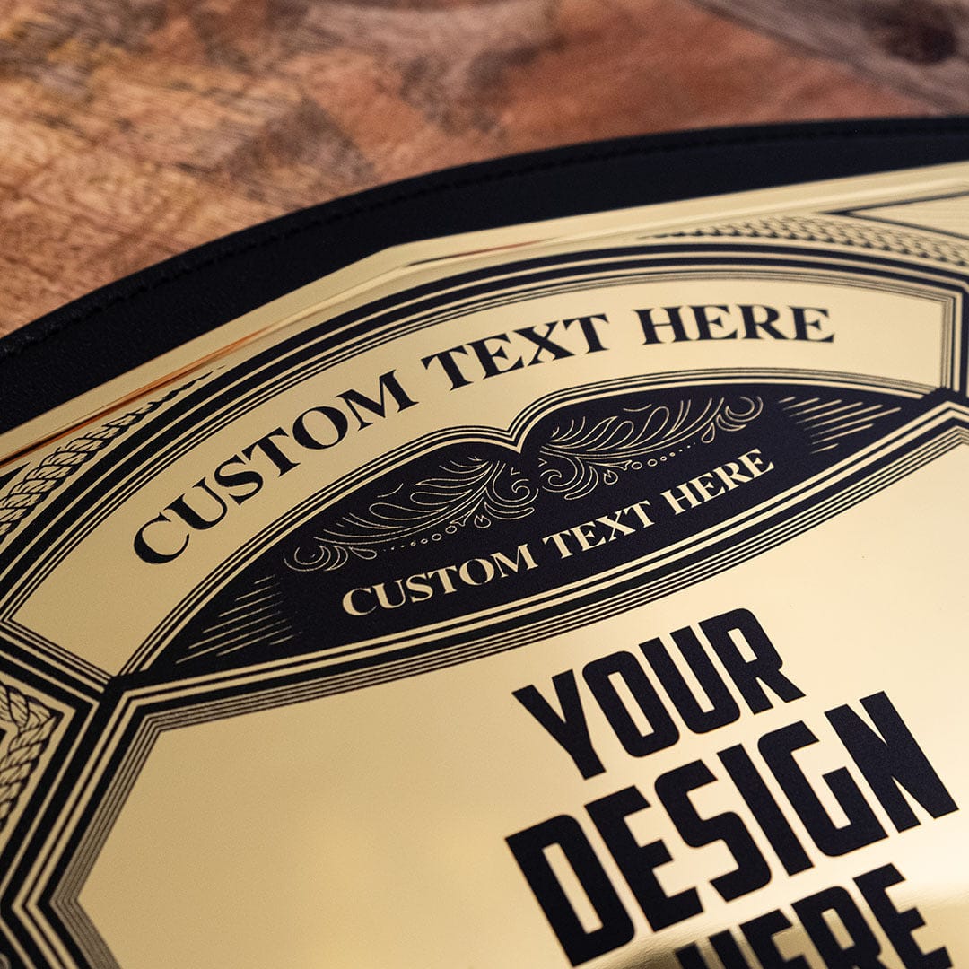 Vintage 6lb Custom Championship Belt - Image 3