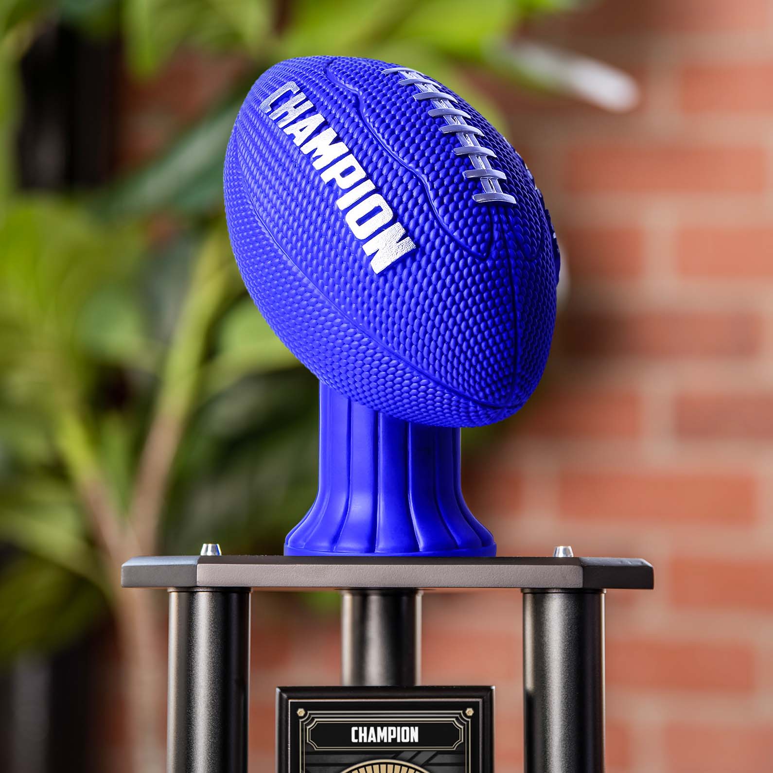 Champion Football Trophy Topper - Blue - Image 2