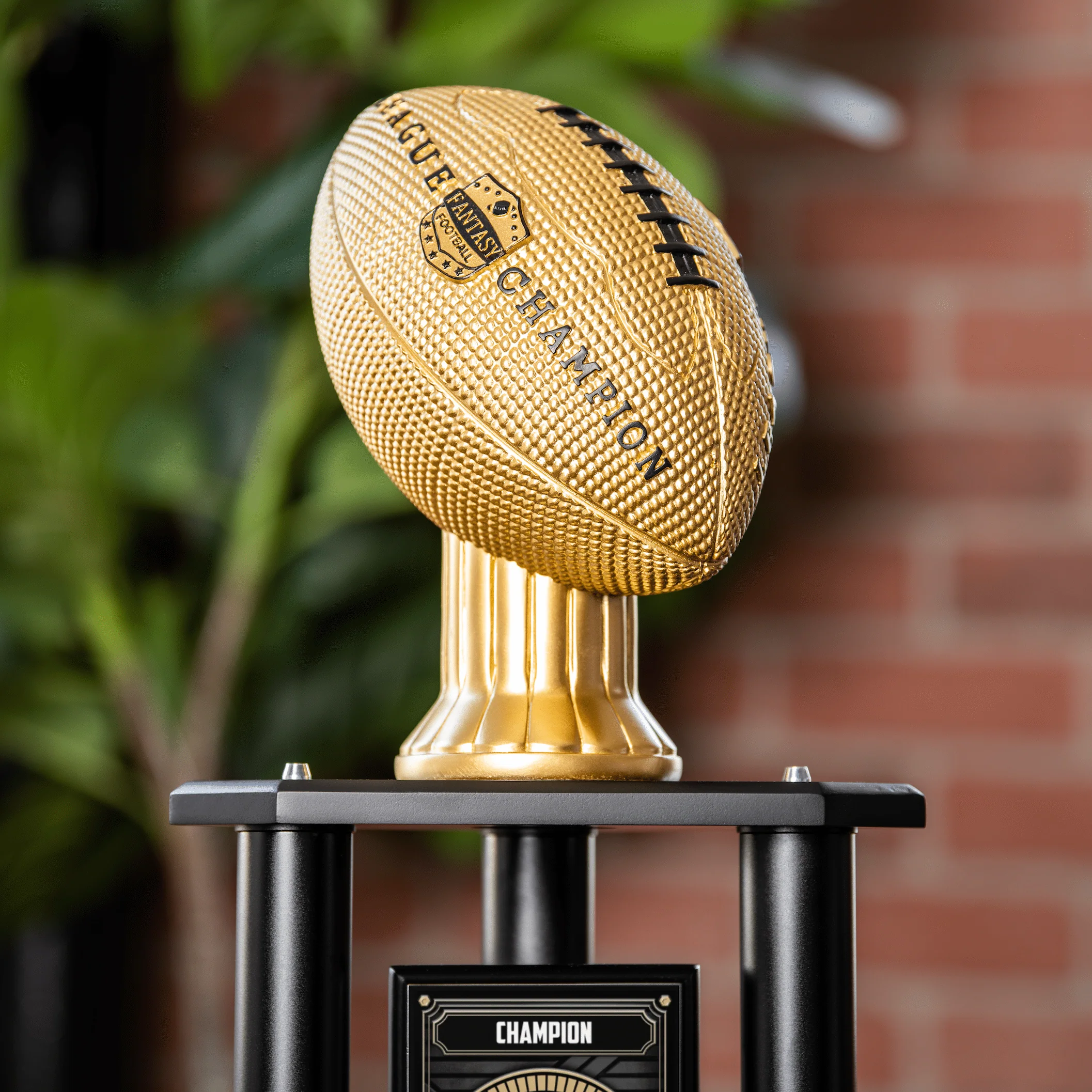 Vivid Football Trophy Topper - Gold - Image 3