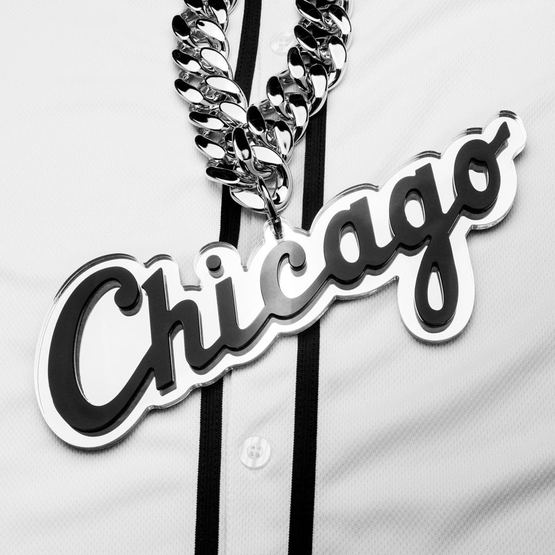 Chicago White Sox Script Logo MLB Chromatic Turnover Chain - Image 2