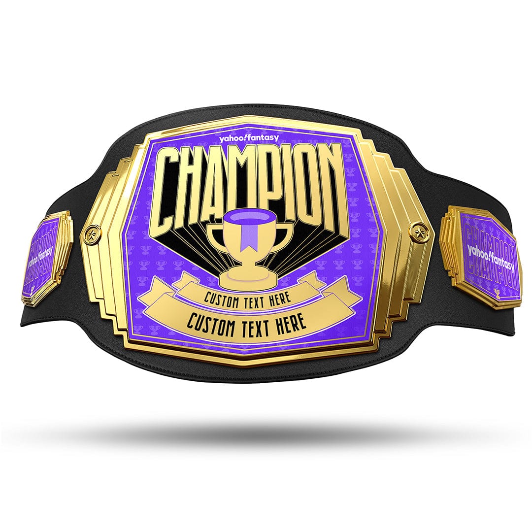 The Yahoo! Fantasy Football 6lb Championship Belt