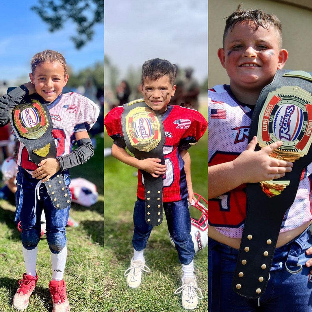 Custom 2lb Championship Belt - Youth Size Title Belt - Image 3